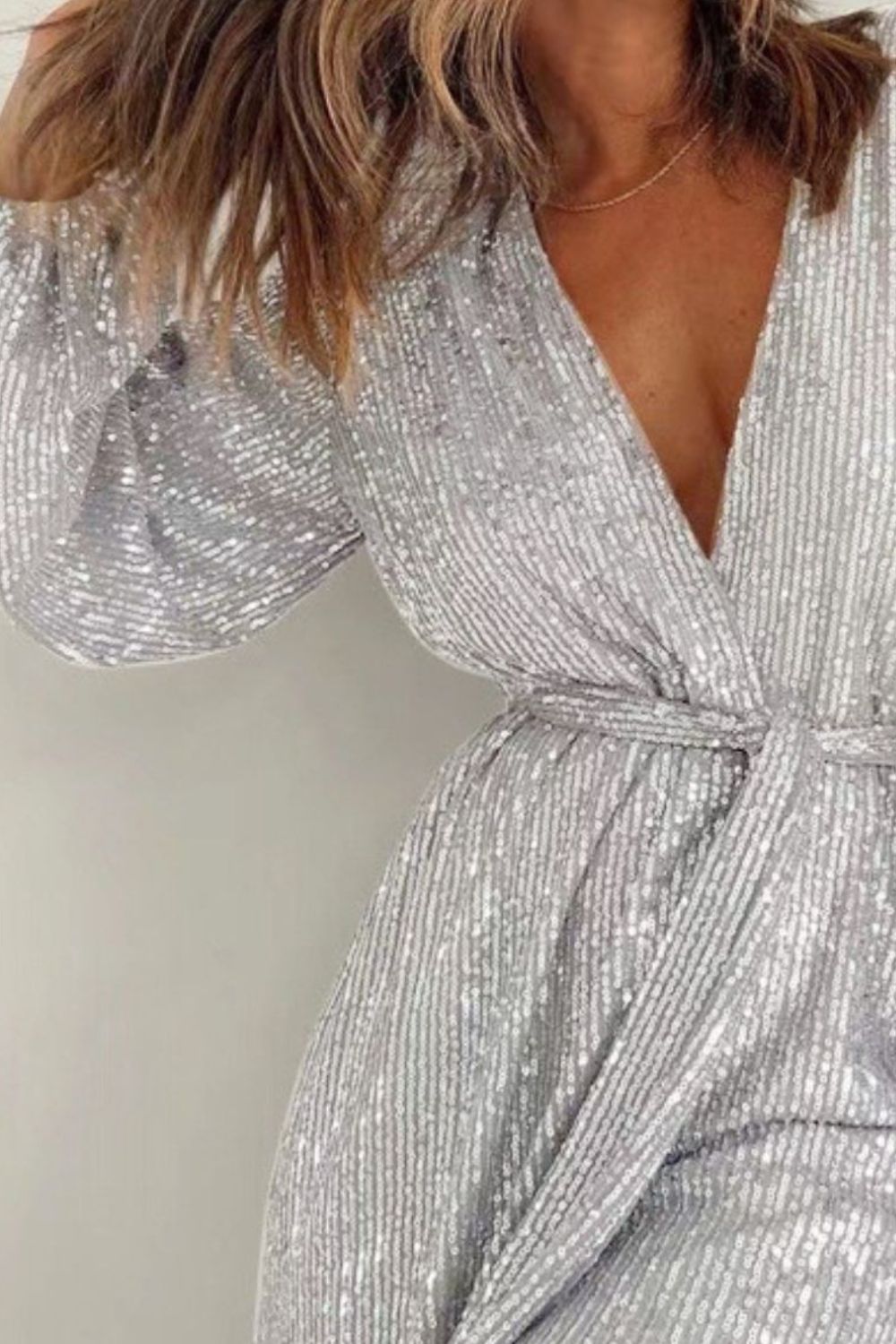 Shimmer Chic Sequin Romper