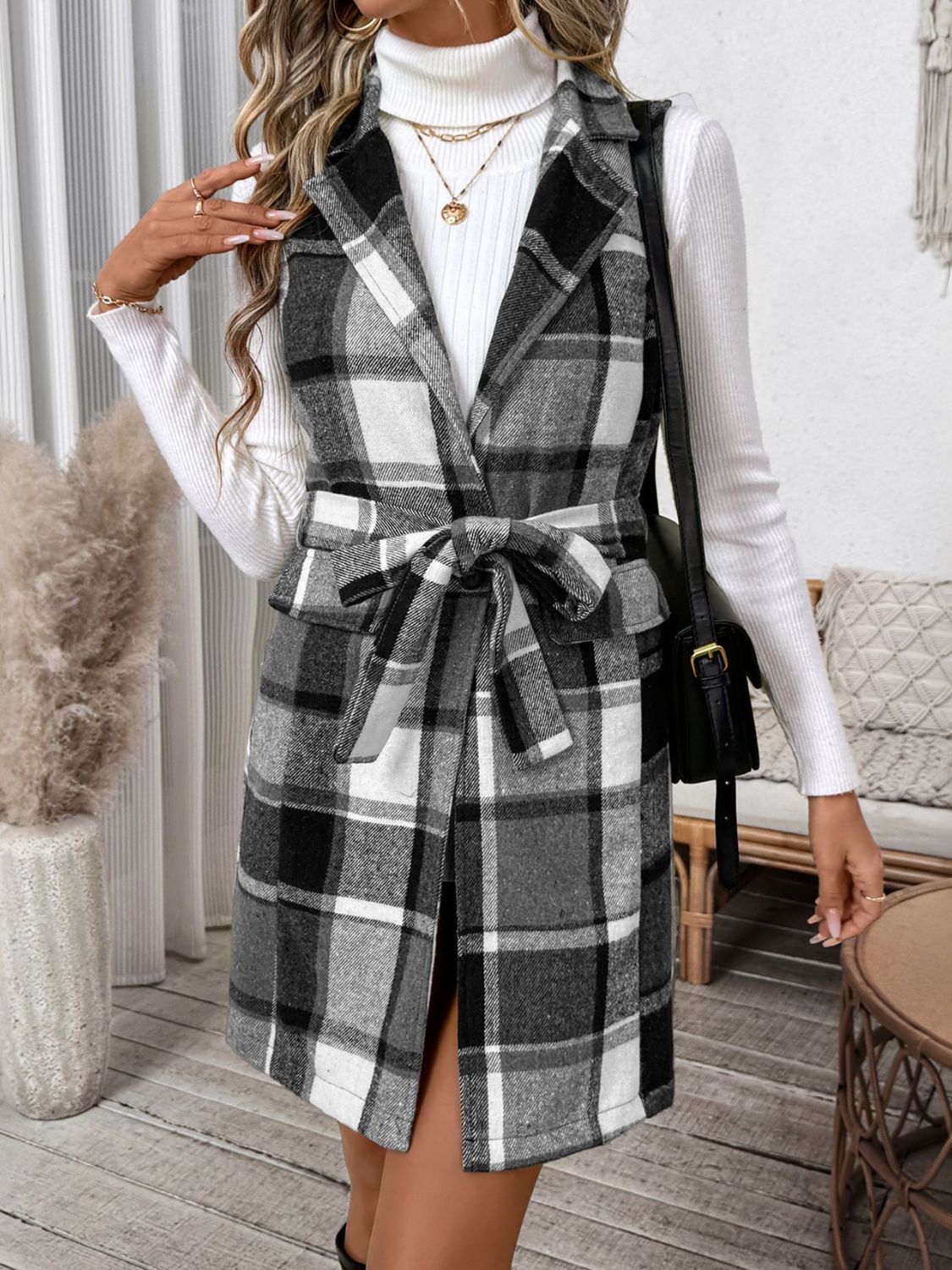 Timeless Tartan Vest Coat