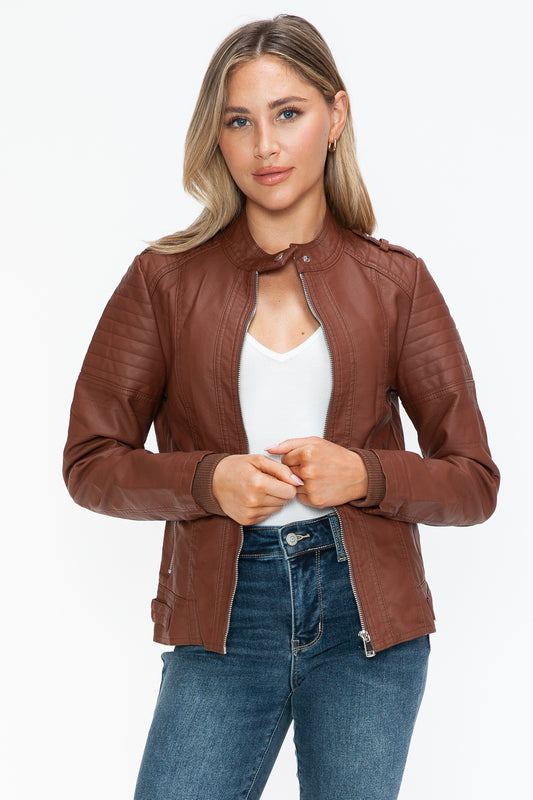 Rebel Luxe Biker Jacket