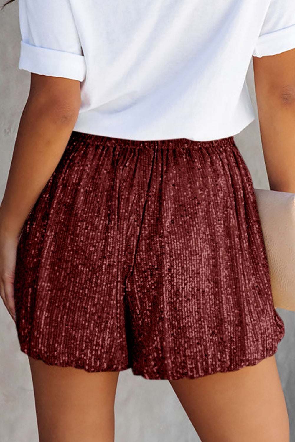 Shimmer Chic Party Shorts