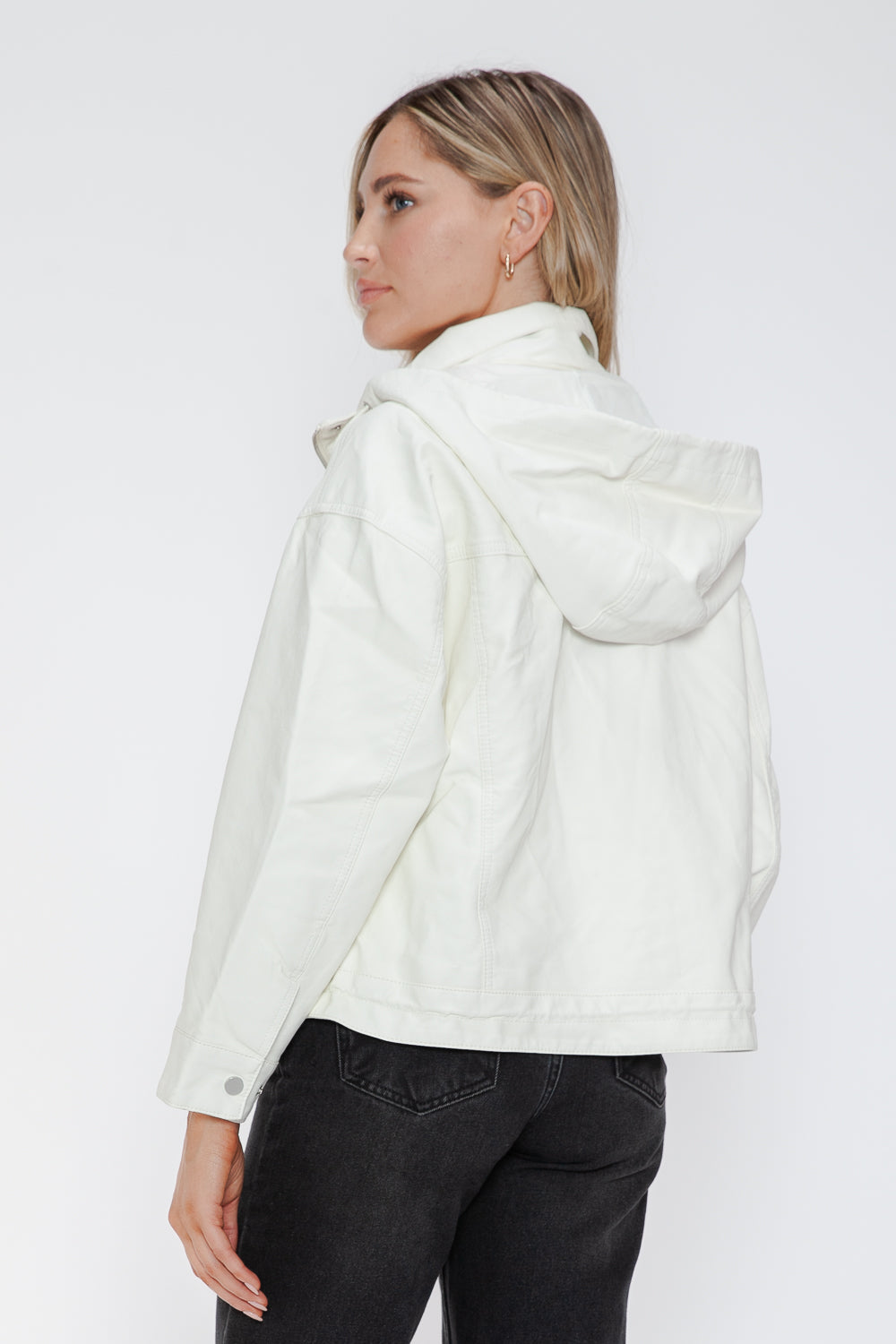 Sleek Rebel PU Zip-Up