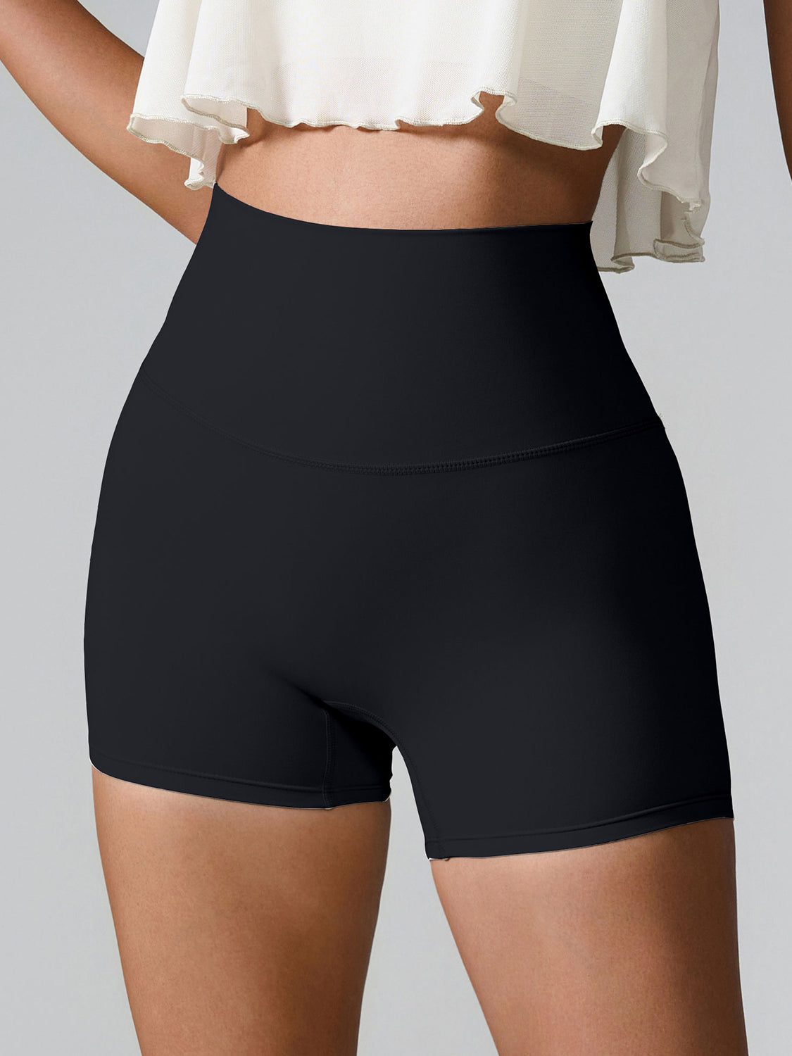 High Waist Active Shorts – Functional & Comfortable Performance Wear