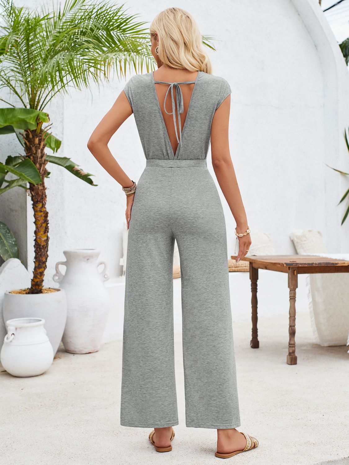 Modern Twist Round Neck Jumpsuit