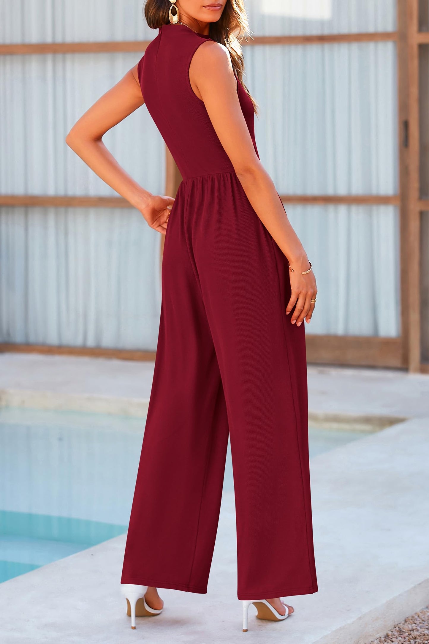 Sophisticated Style Sleeveless Jumpsuit