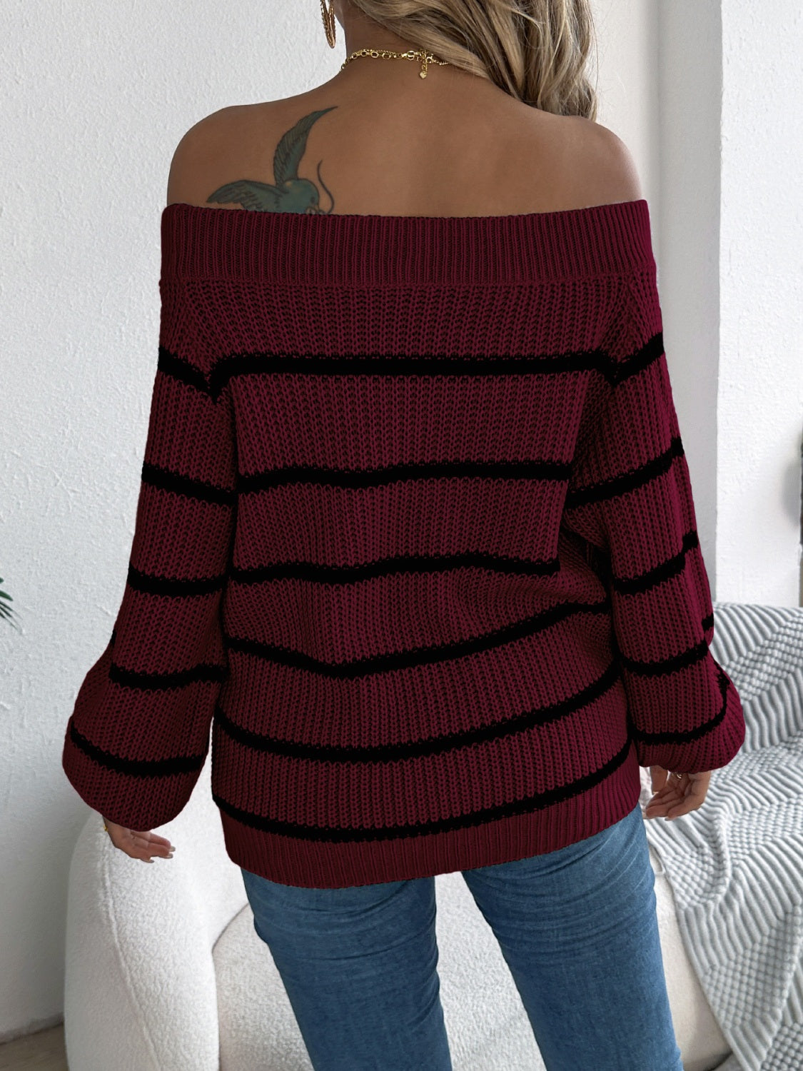 Casual Charm Striped Sweater