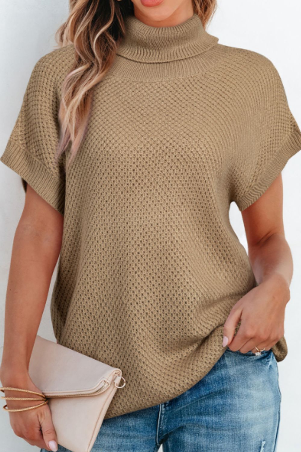 Minimalist Charm Knit Turtleneck