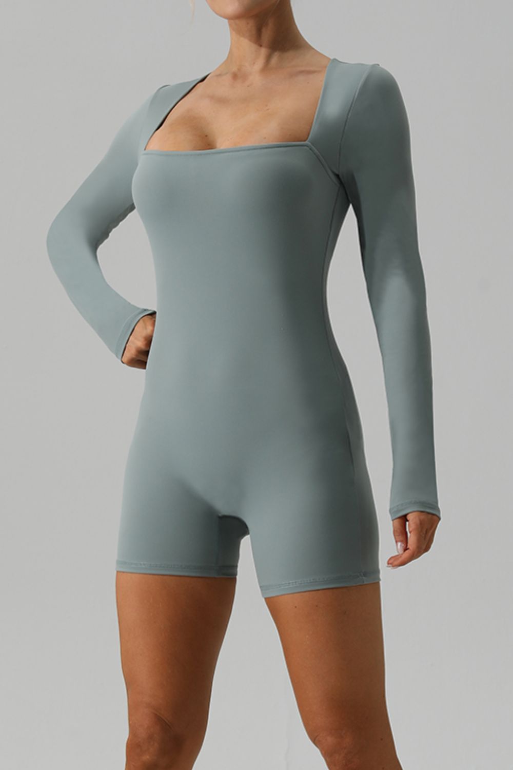 Move Freely Long Sleeve Active Romper