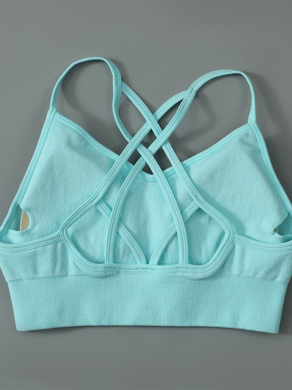 Crisscross Spaghetti Strap Active Bra – Comfortable & Stylish Support