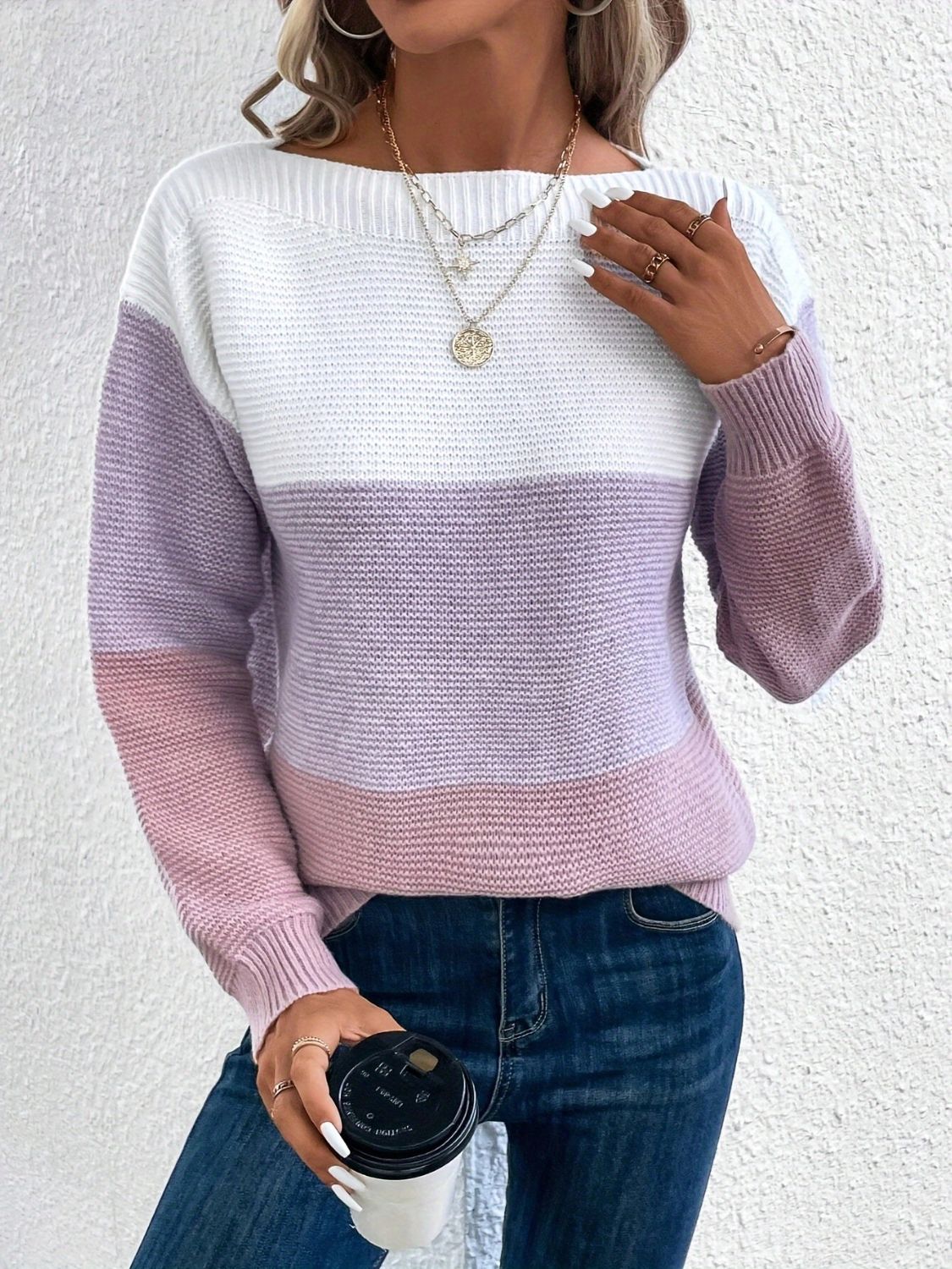 Casual Elegance Knit Sweater