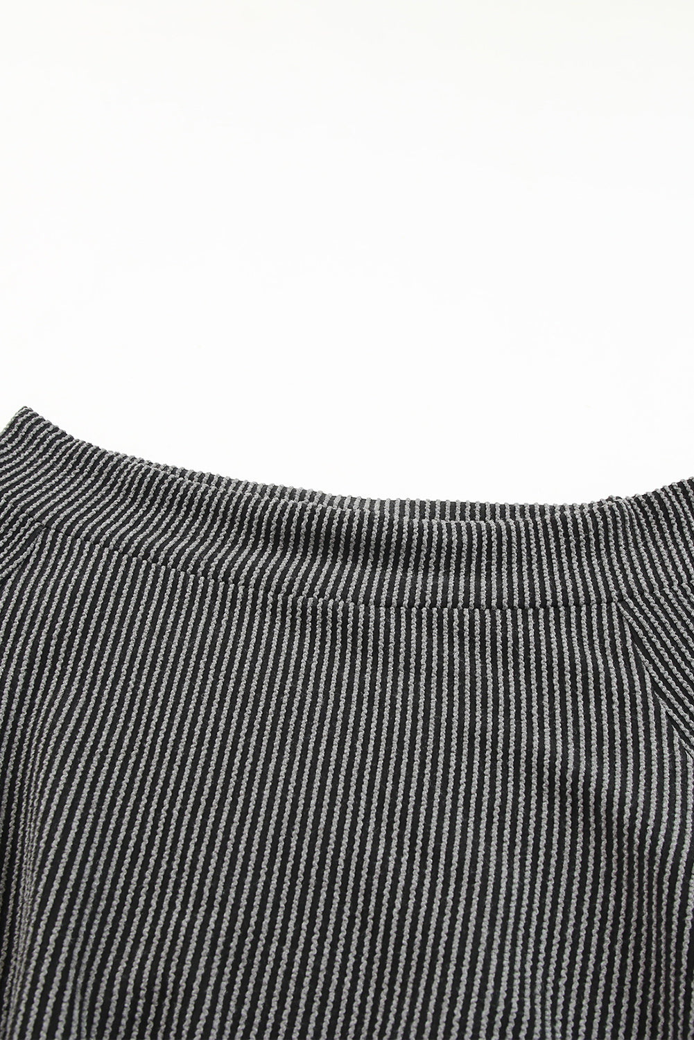 Elegance Uncovered Ribbed Top