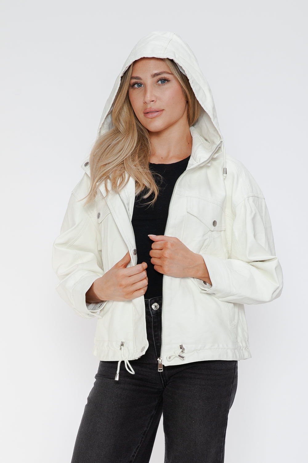 Sleek Rebel PU Zip-Up