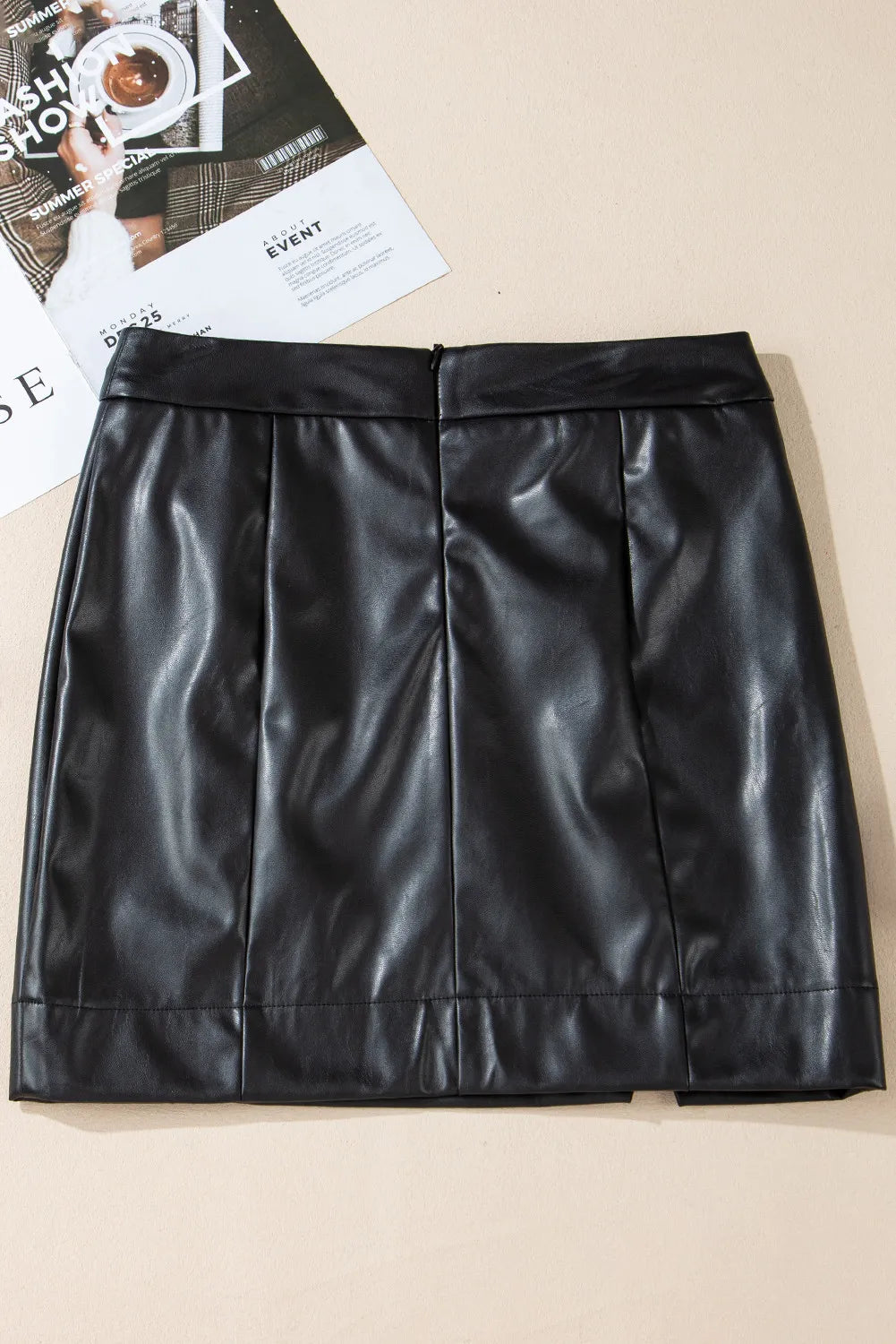 PU Leather Mini Skirt – Edgy & Essential Wardrobe Staple