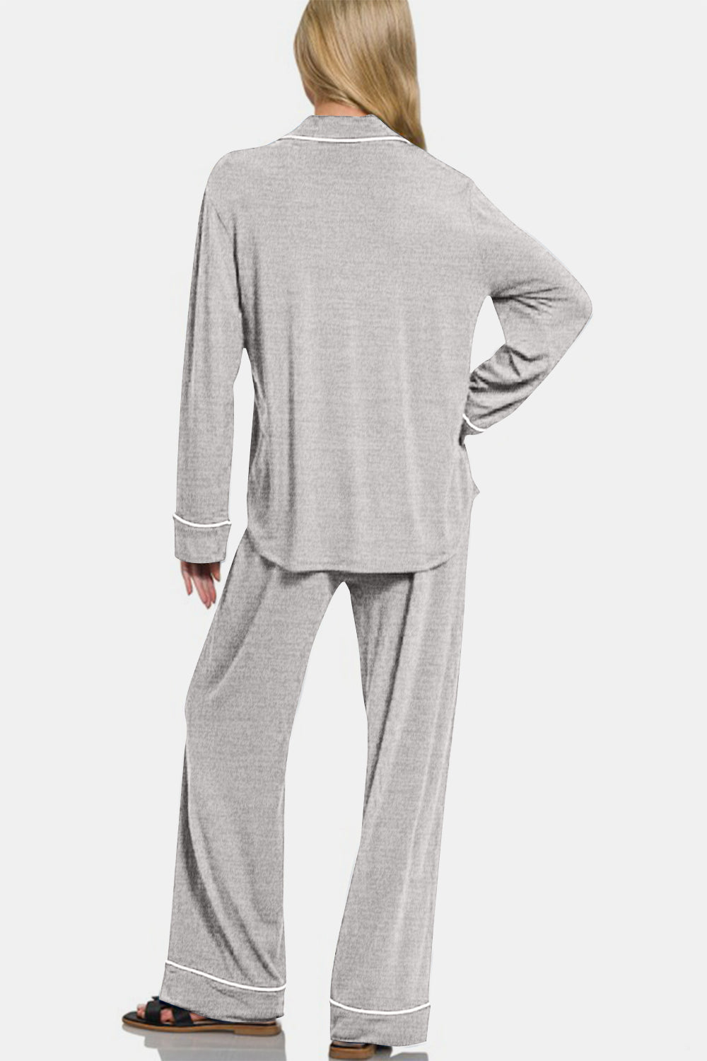 Cozy Sophistication Long Sleeve Lounge Ensemble