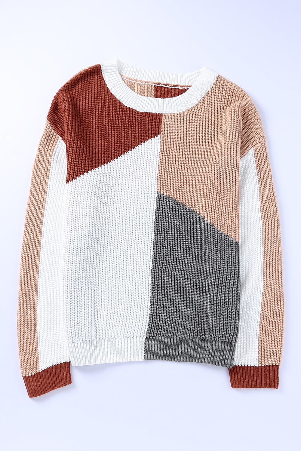 Effortless Charm Color Block Knit