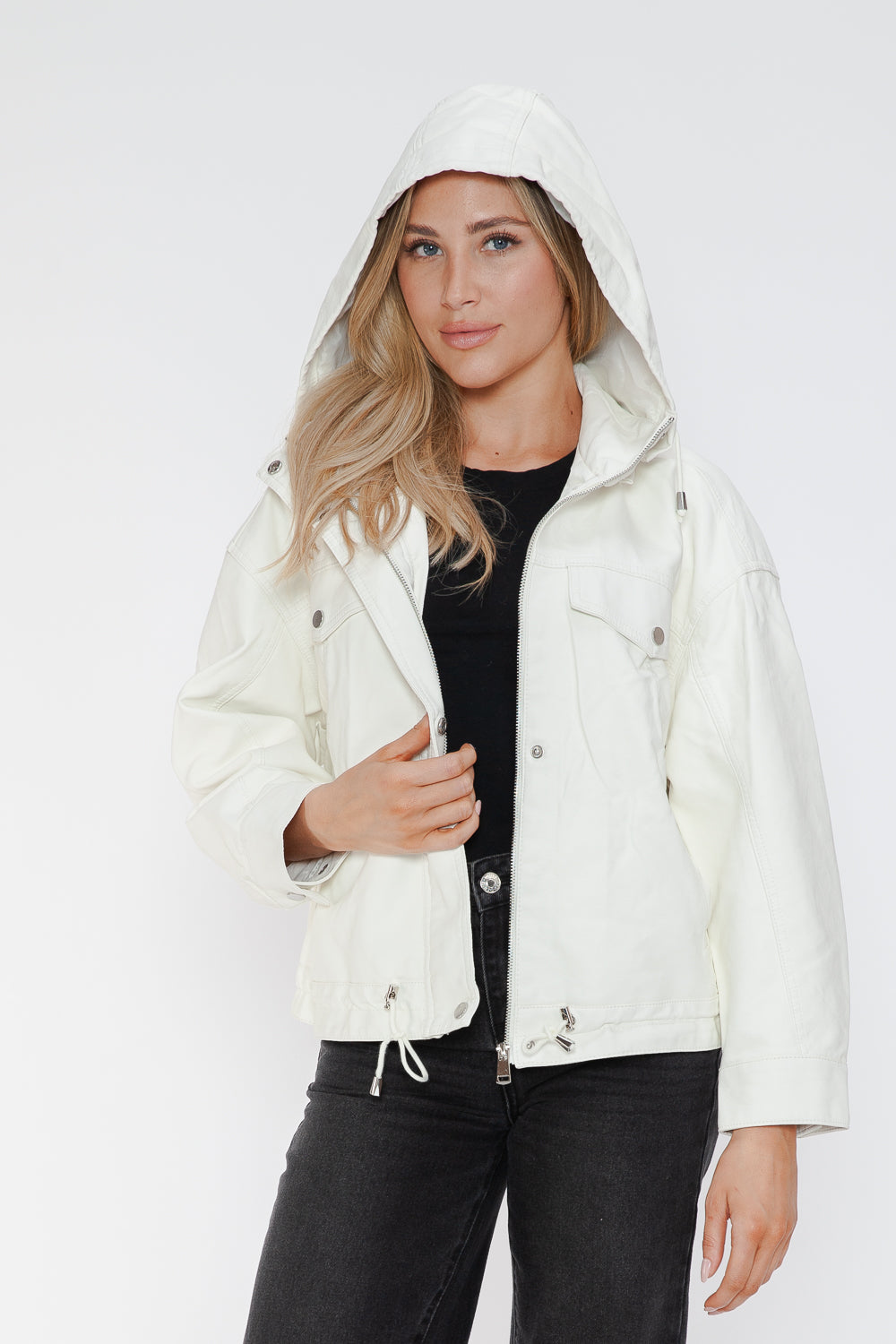 Sleek Rebel PU Zip-Up