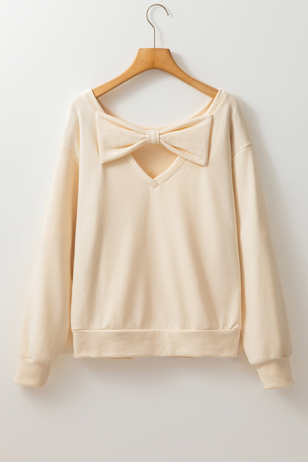 Trendy Touch Bow Detail Sweatshirt