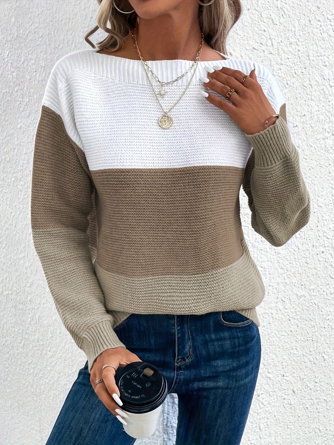 Casual Elegance Knit Sweater