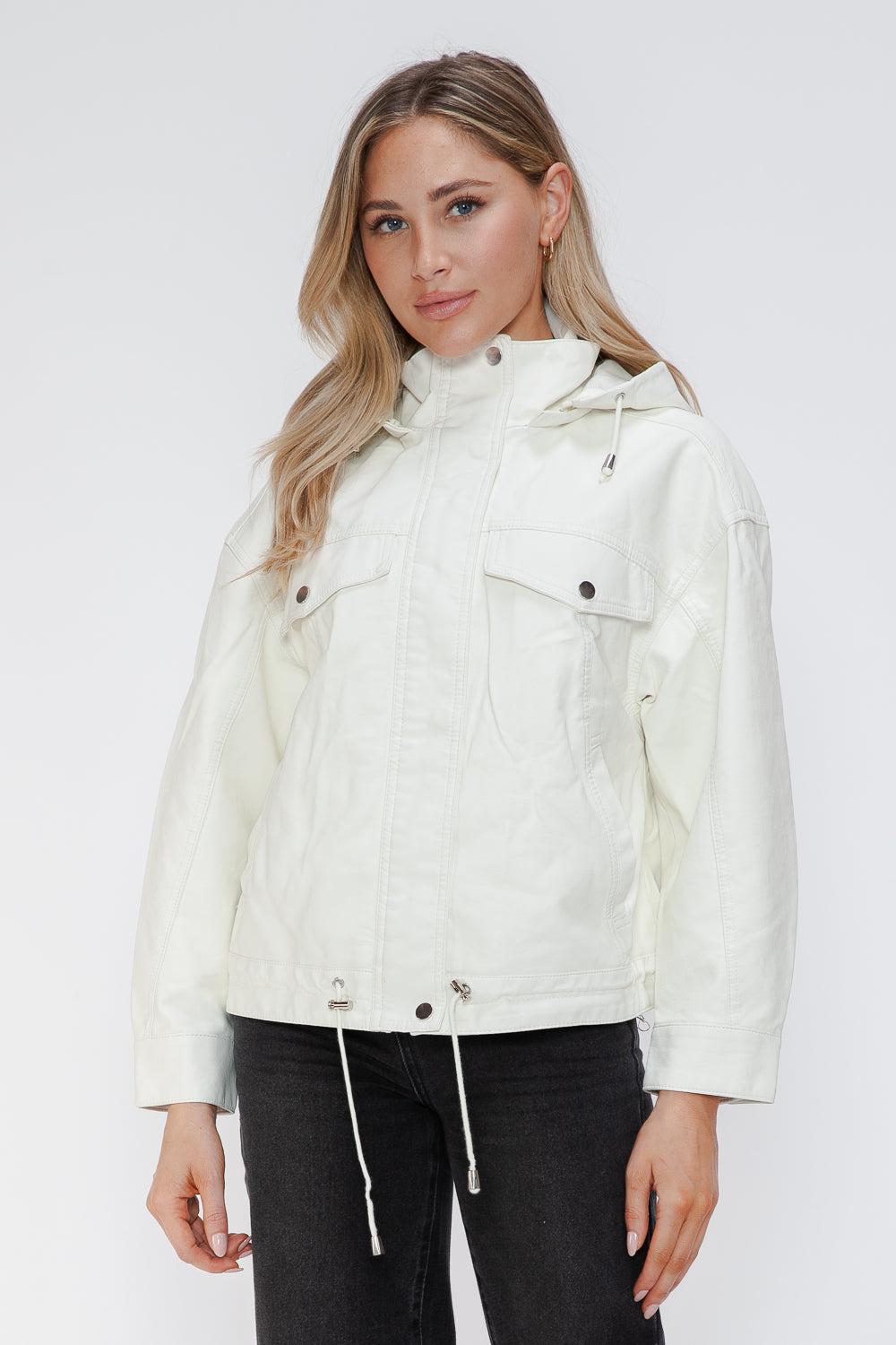 Sleek Rebel PU Zip-Up