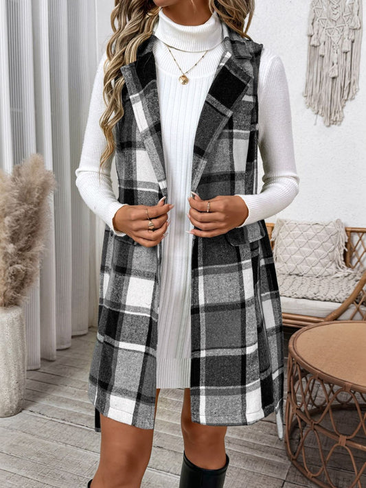 Timeless Tartan Vest Coat