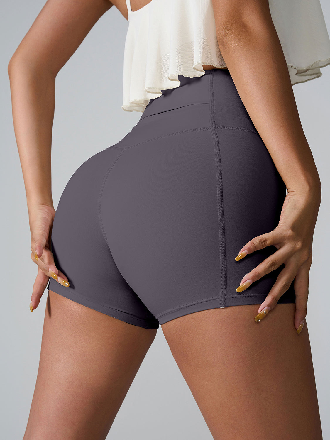 High Waist Active Shorts – Functional & Comfortable Performance Wear