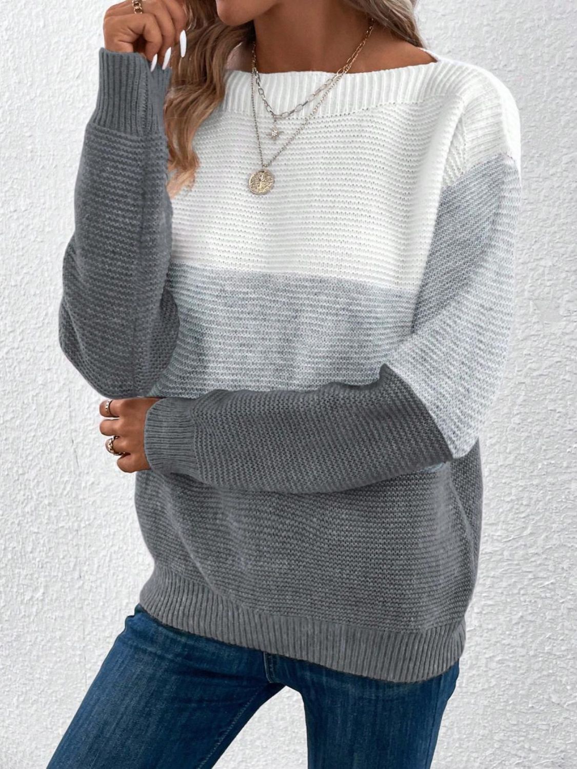 Casual Elegance Knit Sweater