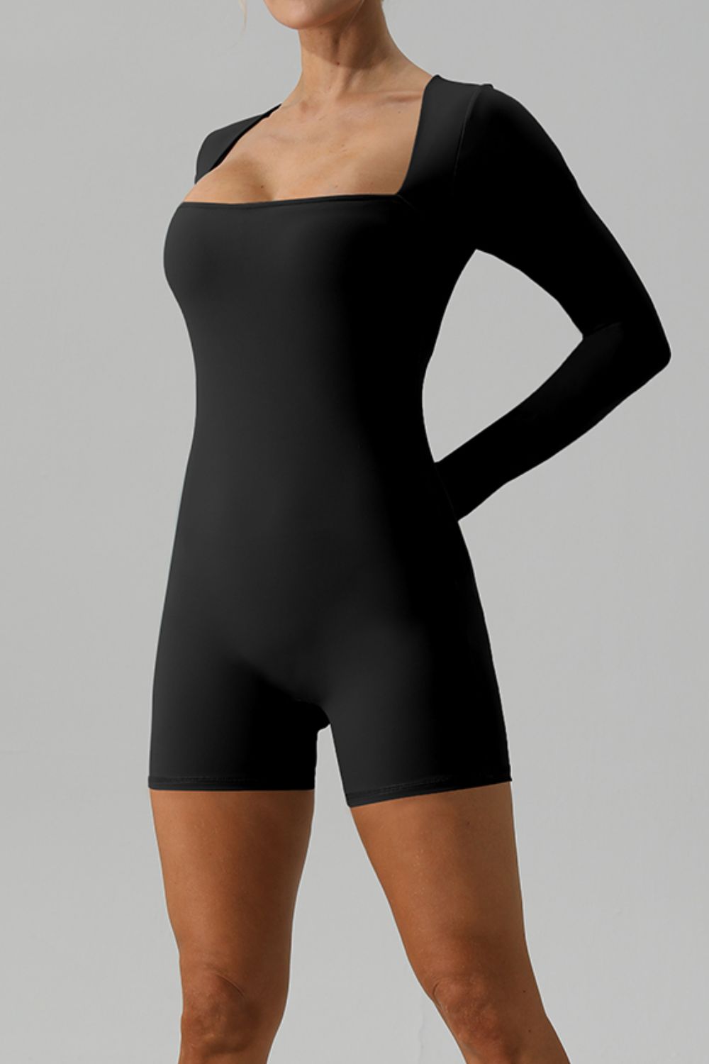 Move Freely Long Sleeve Active Romper