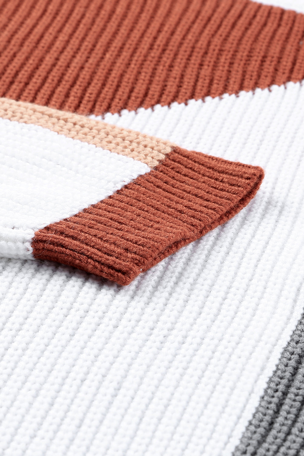 Effortless Charm Color Block Knit