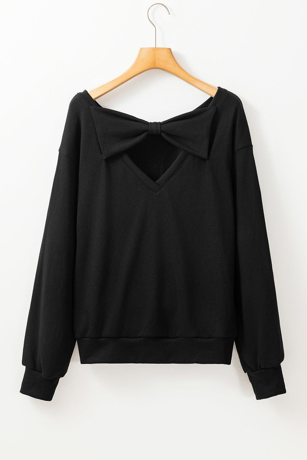 Trendy Touch Bow Detail Sweatshirt