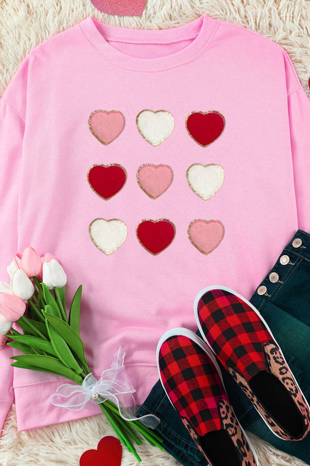 Love in Layers Heart Pullover