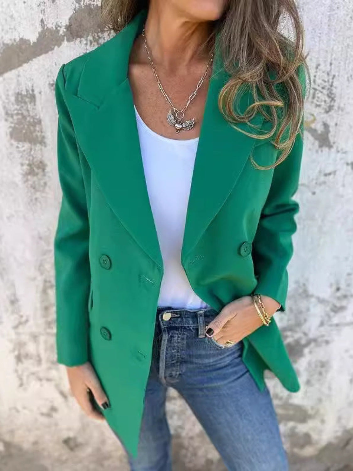 Polished Grace Collared Blazer