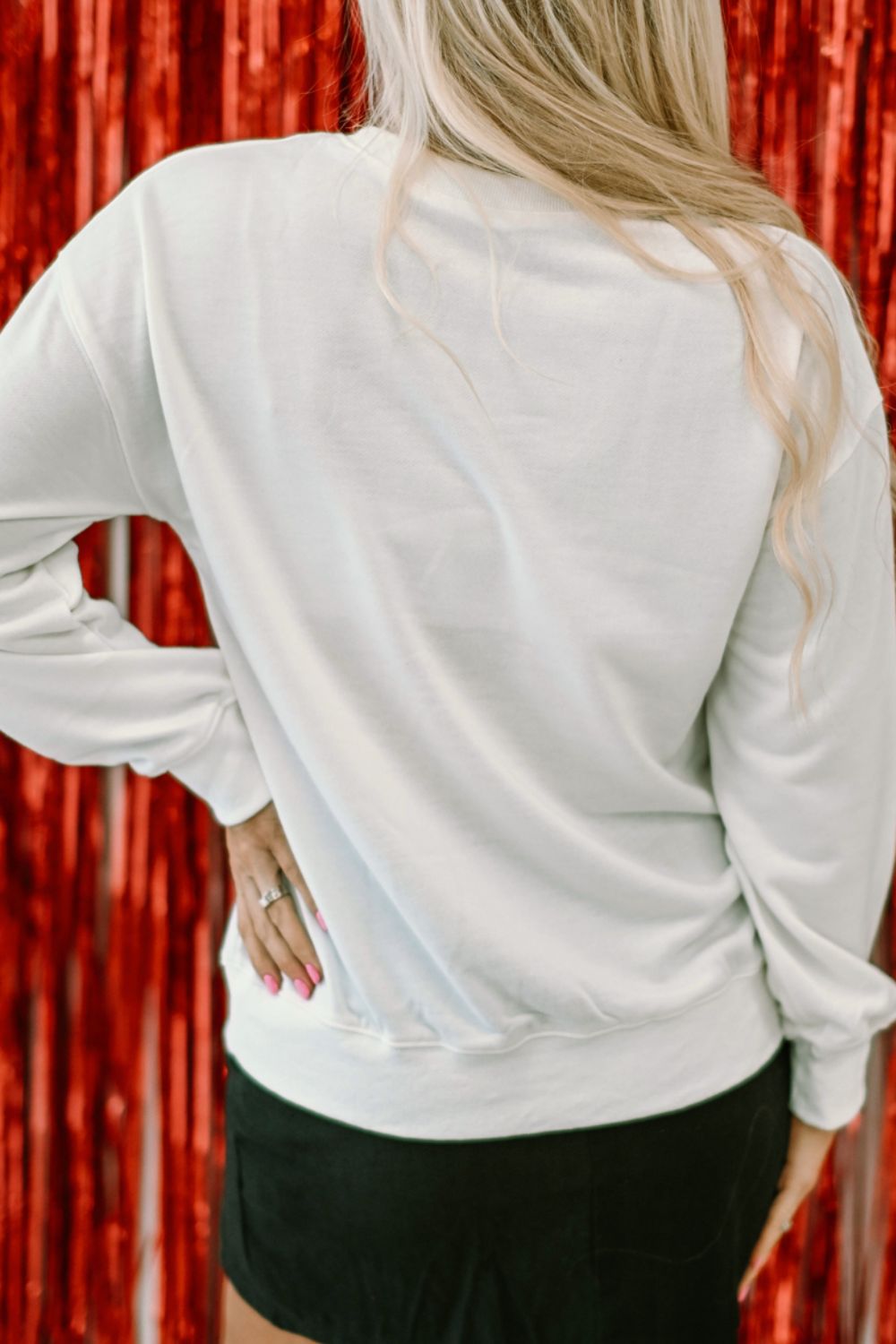 XOXO Sparkle Knit Sweater