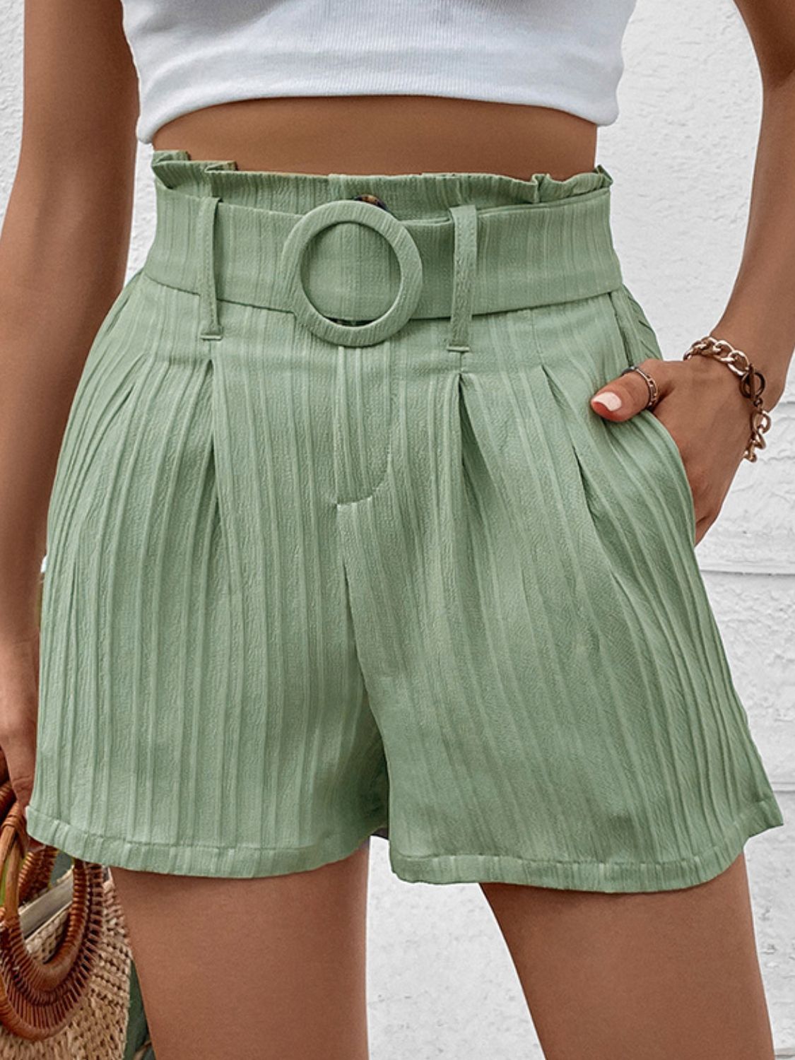 Everyday Chic Pocketed Shorts