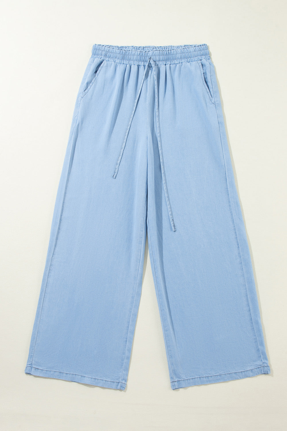 Urban Ease Wide Leg Drawstring Jeans