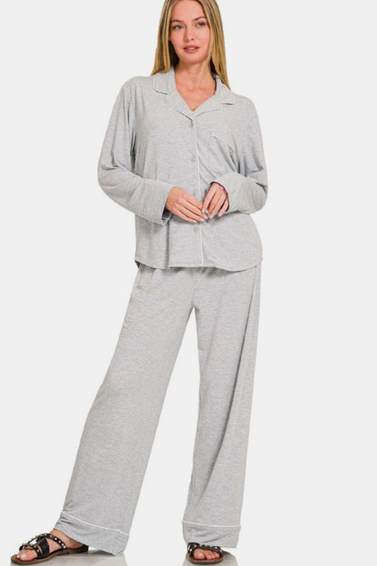 Cozy Sophistication Long Sleeve Lounge Ensemble