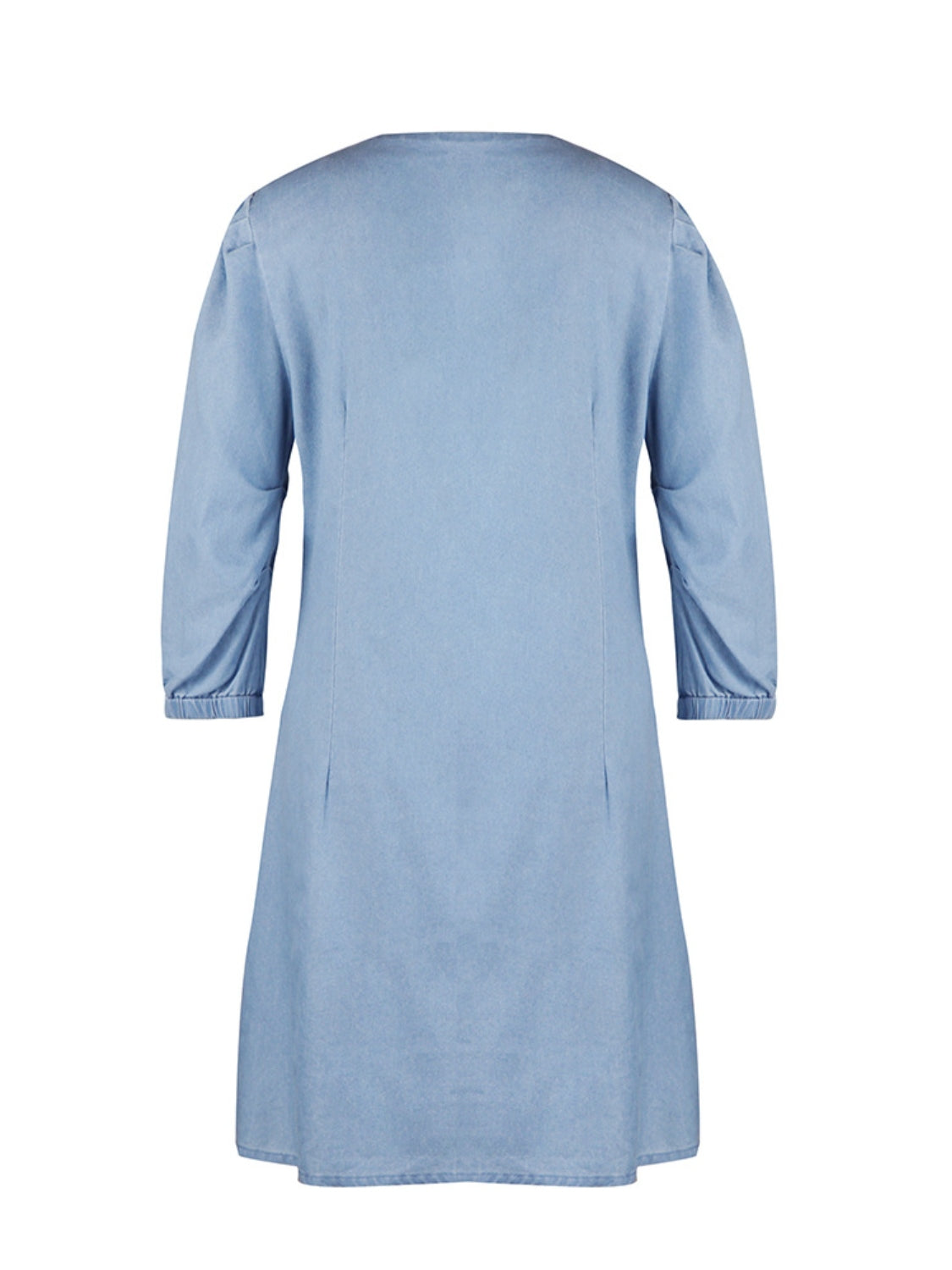 Full Size V-Neck Half Sleeve Dress – Effortless Elegance for Every Day