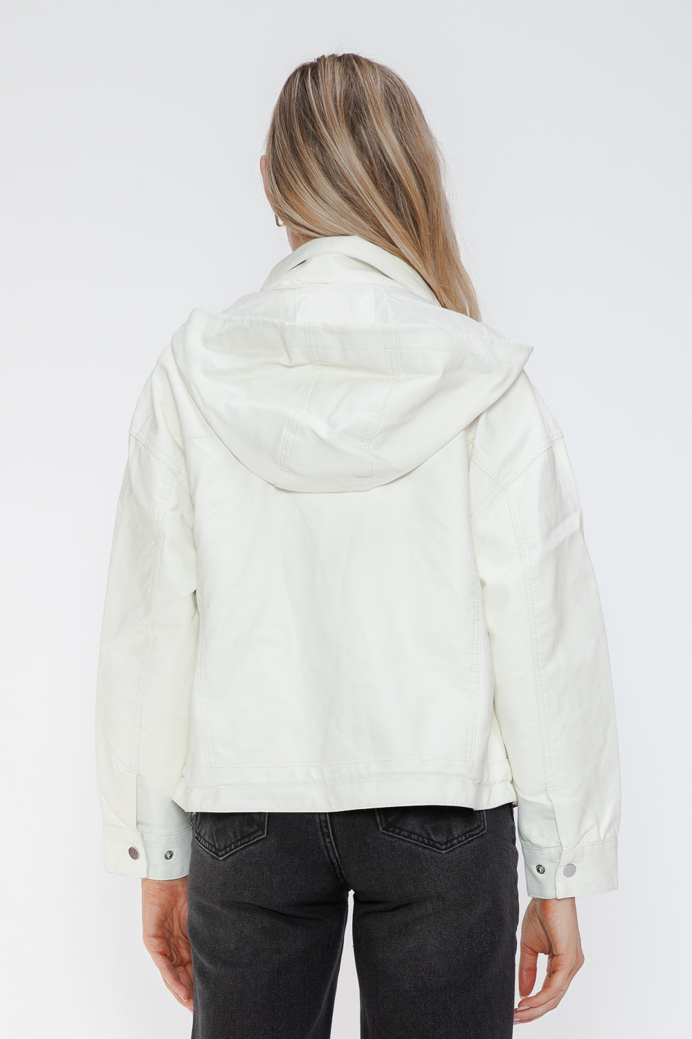 Sleek Rebel PU Zip-Up