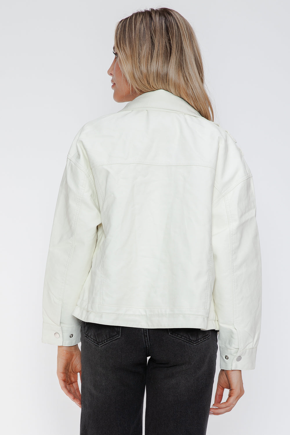 Sleek Rebel PU Zip-Up